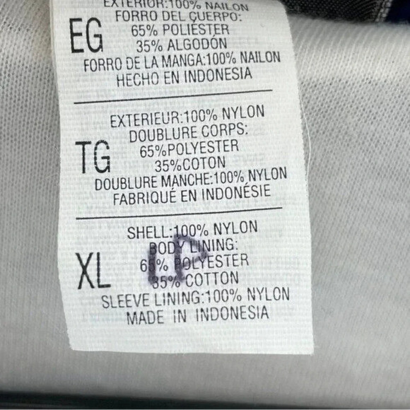 Vintage Speedo Windbreaker Vented back blue/yellow lined Men's XL 8928/b - Picture 7 of 11